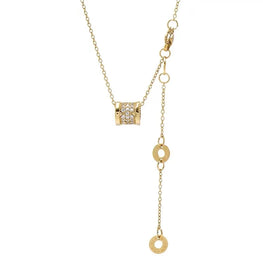 Rhinestone Gold Plated Necklace