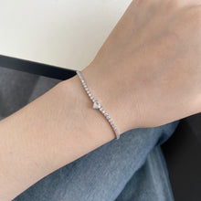 Endless Love Silver Heart Bracelet