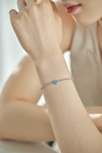 Endless Love Blue Heart Bracelet