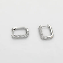 Silver Ivy Hoop earrings