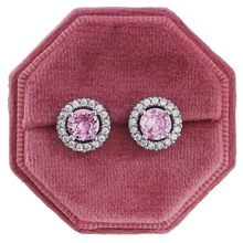 Pink Blossom Necklace and Earring Set