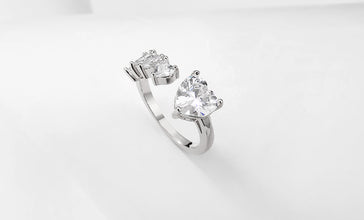 Sterling heart ring
