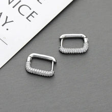 Silver Ivy Hoop earrings