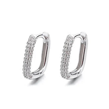Silver Ivy Hoop earrings