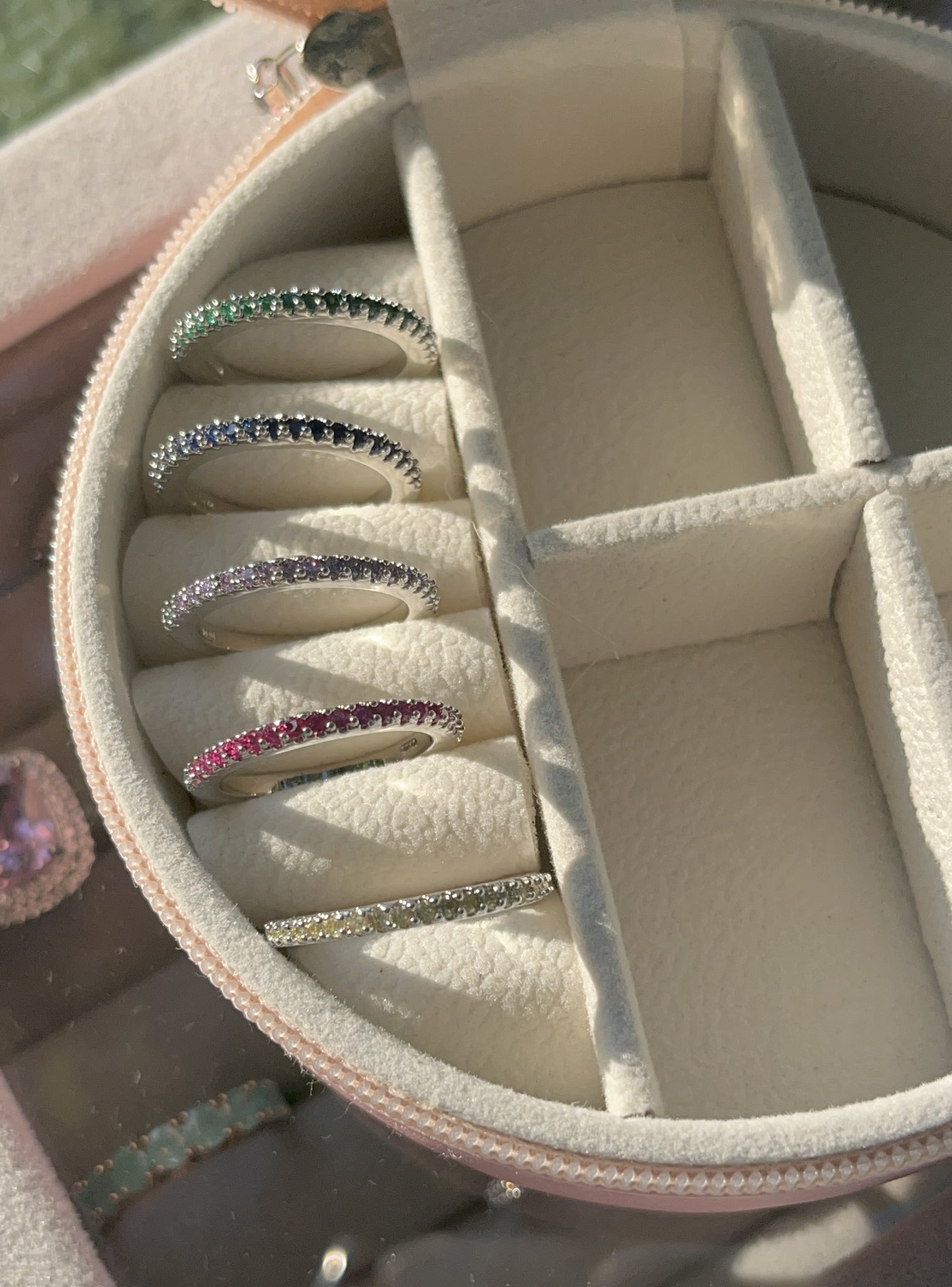 White Sapphire ring