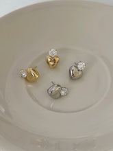 Gold Heartfelt stainless steel earrings